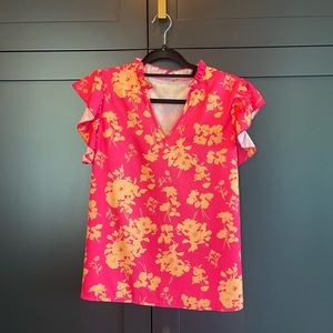 Womens V neck Blouse